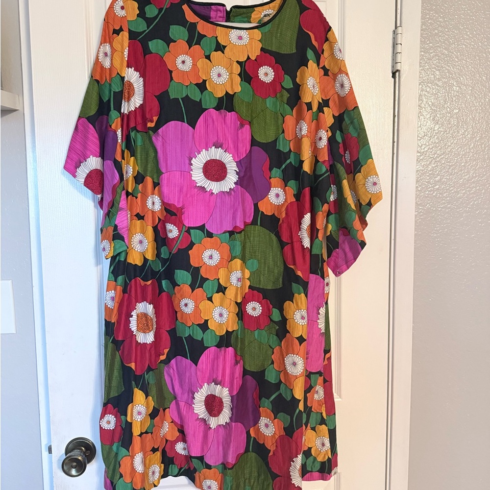 Vintage Floral Mumu house dress 70’s xl or xxl